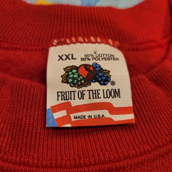 🏫🏠 Vtg 🔥 Phi Delta Kappa 💎 Sorority Sweater XXL ♥️ 80s 90s Made in USA 🇺🇸 - Picture 3 of 9